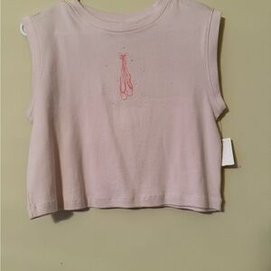 Electric Family Light Pink Top with Ballet Motif